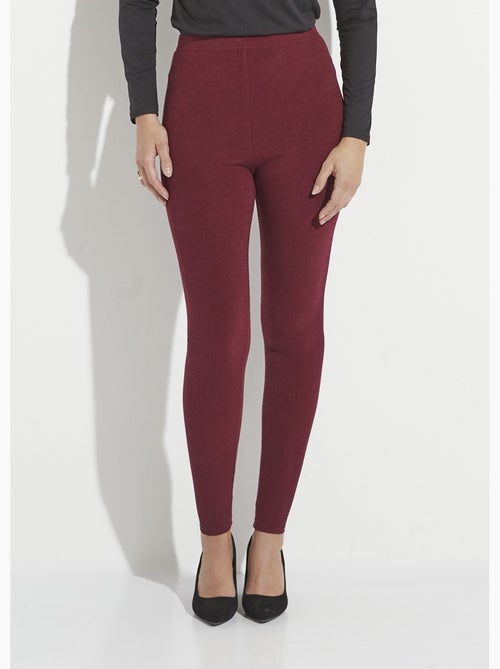 Leggings largos con cinturilla elástica y malla cálida. - Afibel - Kiabi