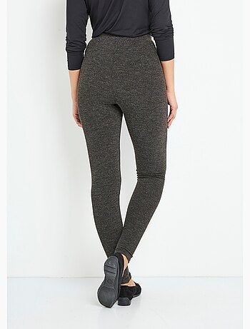 Leggings largos con cinturilla elástica y malla cálida. - Afibel