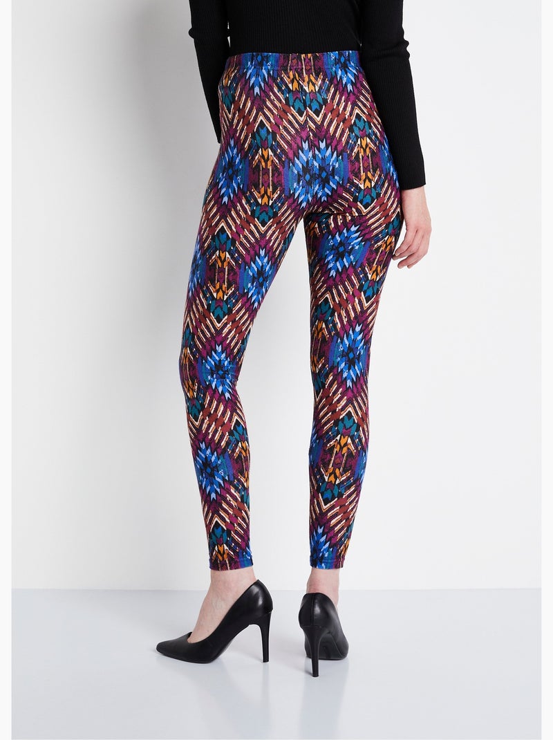 Leggings largos lisos o estampados - Afibel Azul - Kiabi