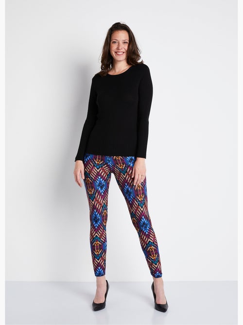 Leggings largos lisos o estampados - Kiabi