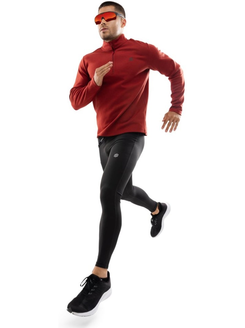 Leggings largos running hombre fitness hombre savage Negro - Kiabi