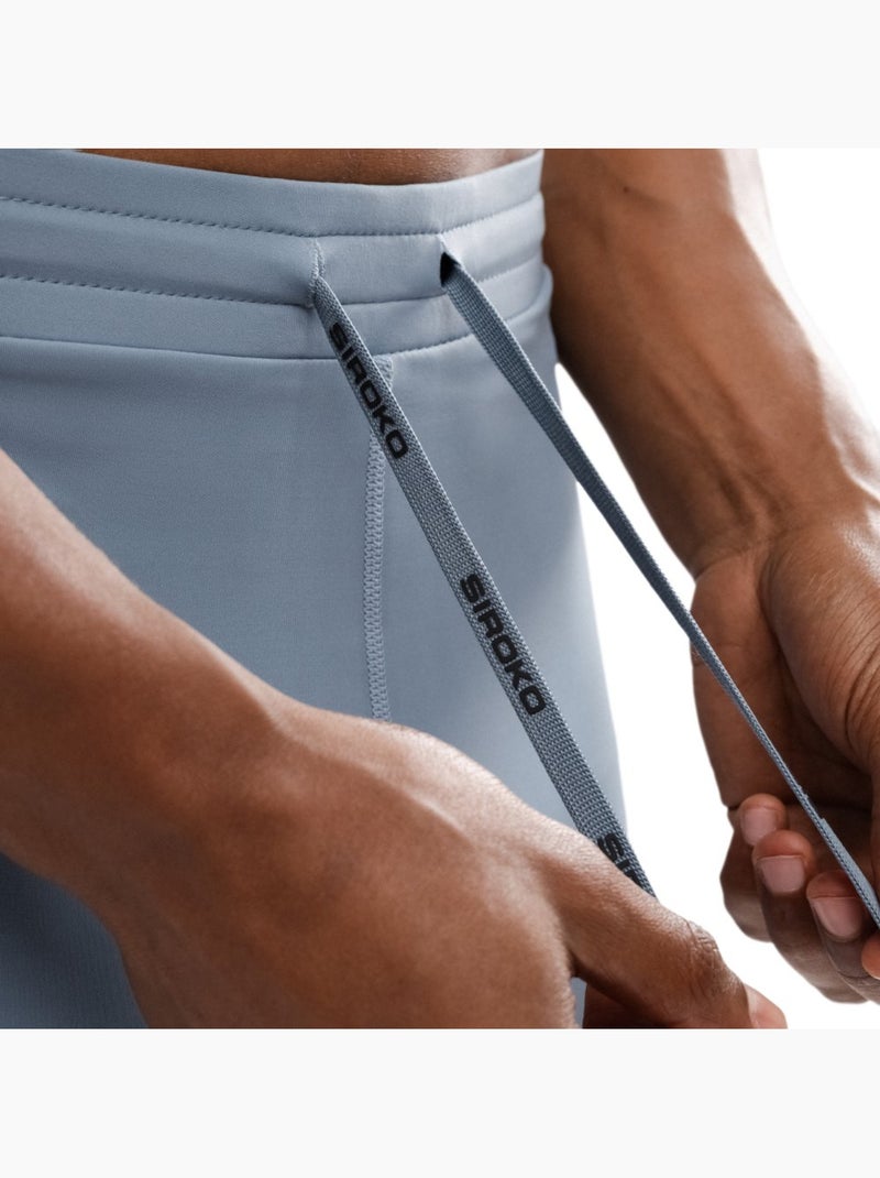 Leggings largos running hombre fitness hombre warrior Azul - Kiabi