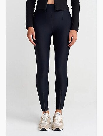 Leggings skinny de cintura alta con detalle de cremallera dilvin
