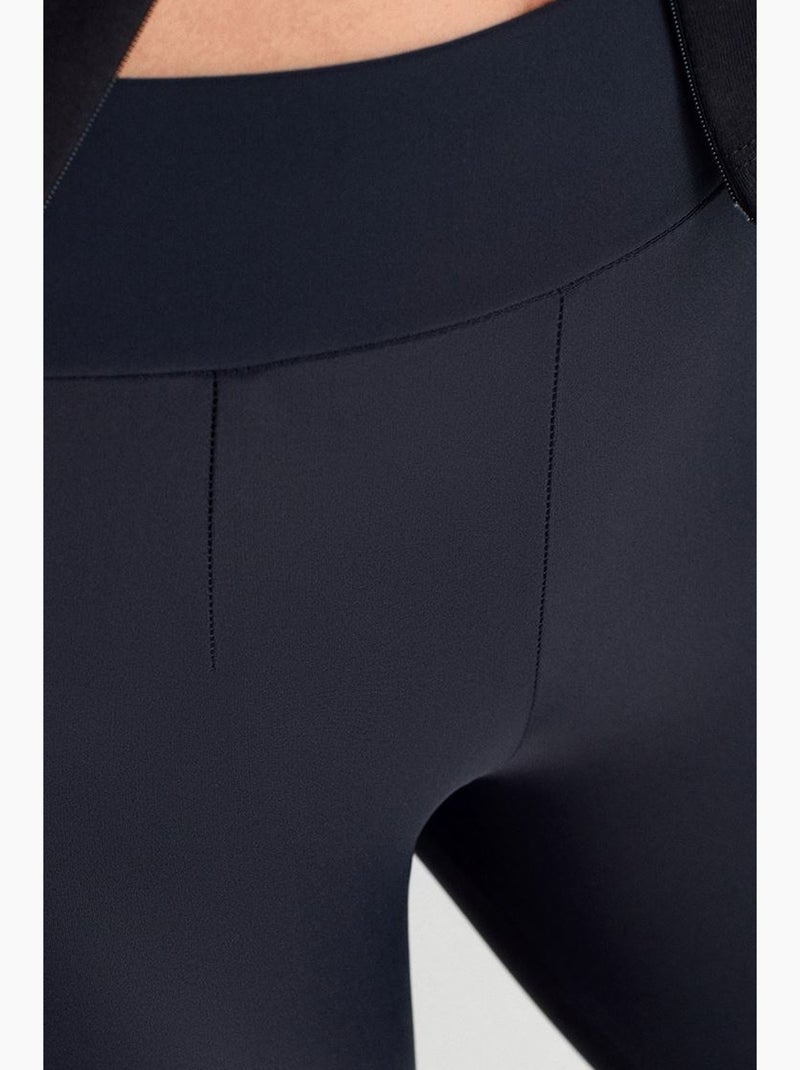 Leggings skinny de cintura alta con detalle de cremallera dilvin Azul marino - Kiabi