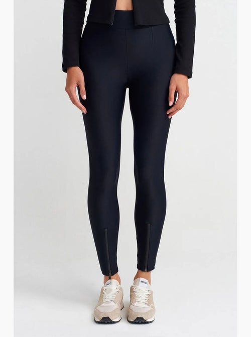 Leggings skinny de cintura alta con detalle de cremallera dilvin - Kiabi