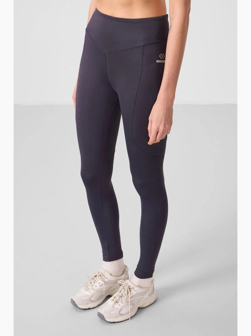 Leggings skinny de tiro alto tommy Gris negro - Kiabi