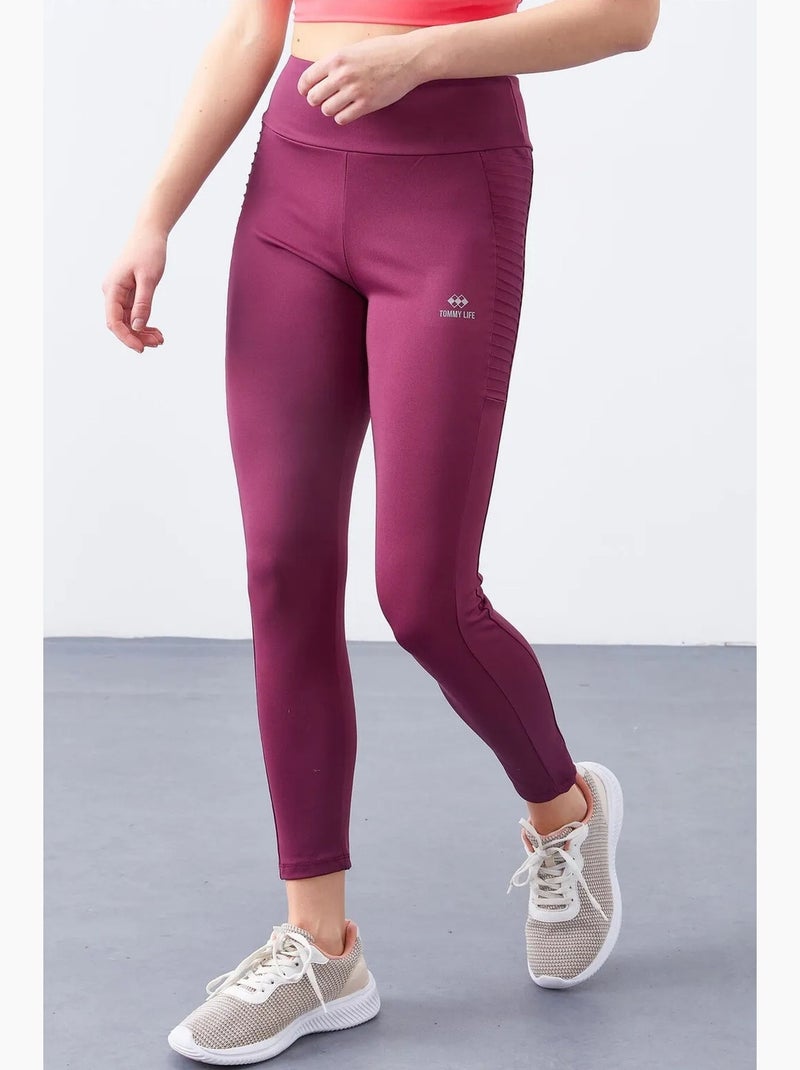 Leggings slim fit de cintura alta tommy Coral - Kiabi