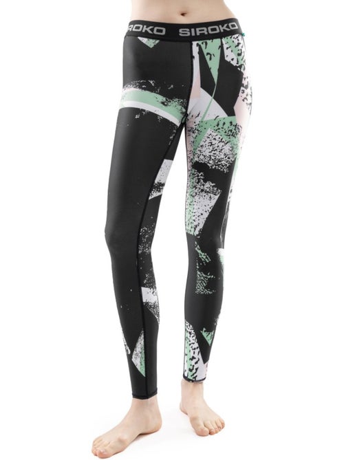 Leggings térmicos de mujer esquí y nieve mujer abstract - Kiabi