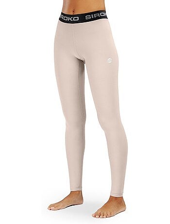 Leggings térmicos de mujer esquí y nieve mujer lotus