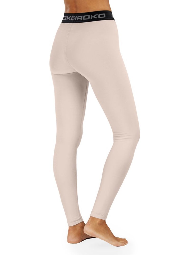 Leggings térmicos de mujer esquí y nieve mujer lotus Rosa - Kiabi