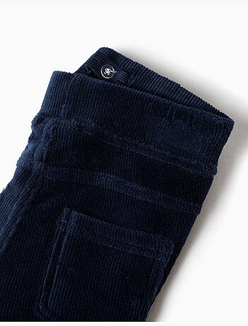 Leggins de campana de pana con cintura elástica