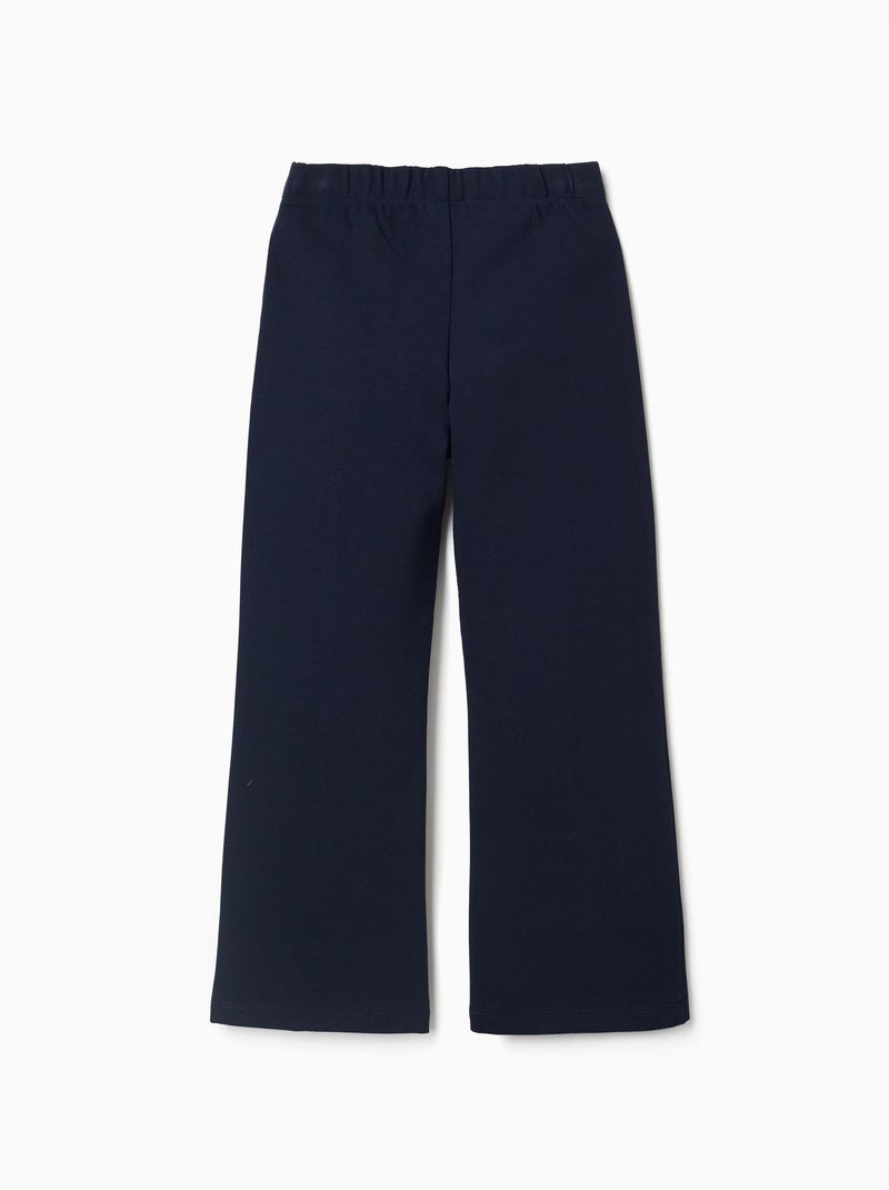 Leggins de campana de punto Roma Azul oscuro - Kiabi