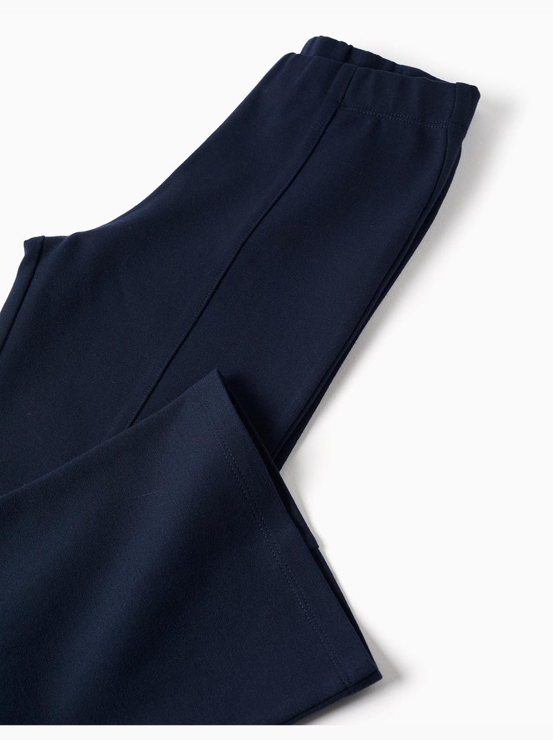 Leggins de campana de punto Roma Azul oscuro - Kiabi