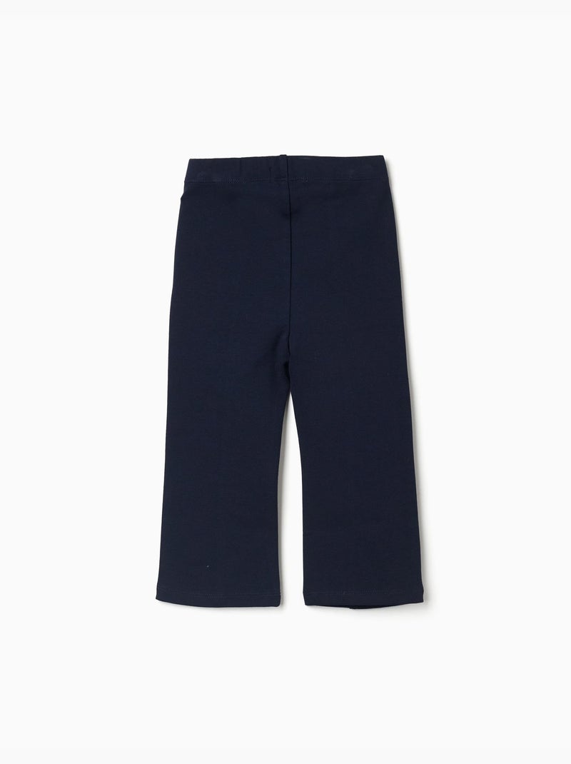 Leggins de campana de punto Roma Azul oscuro - Kiabi