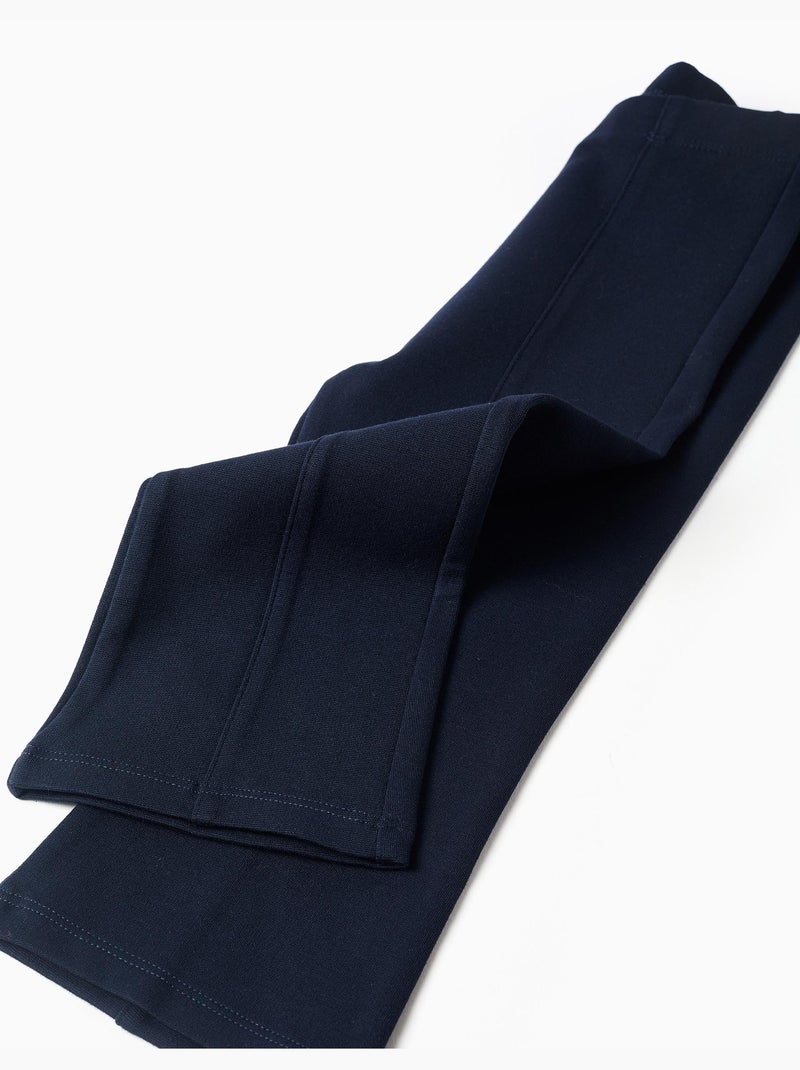 Leggins de campana de punto Roma Azul oscuro - Kiabi