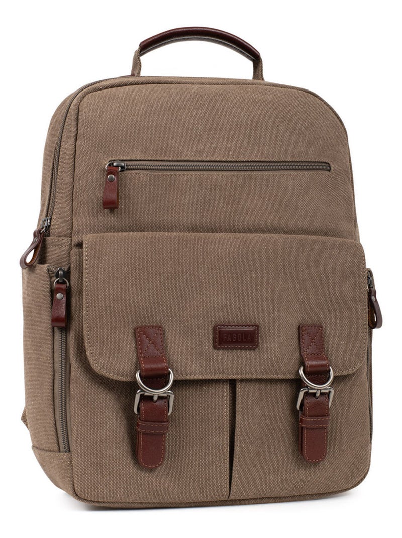 LEO - Mochila Taupe - Kiabi