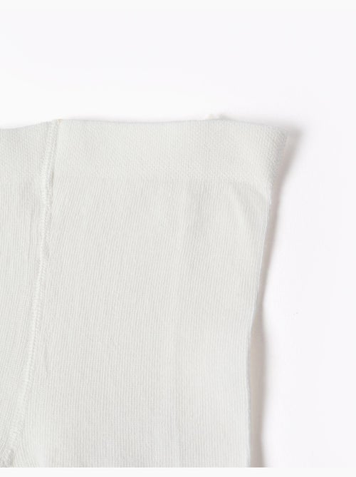 Leotardos acanalados con hilos de lurex - Kiabi