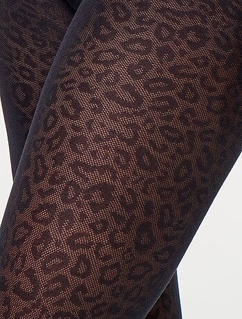 Leotardos con estampado de leopardo