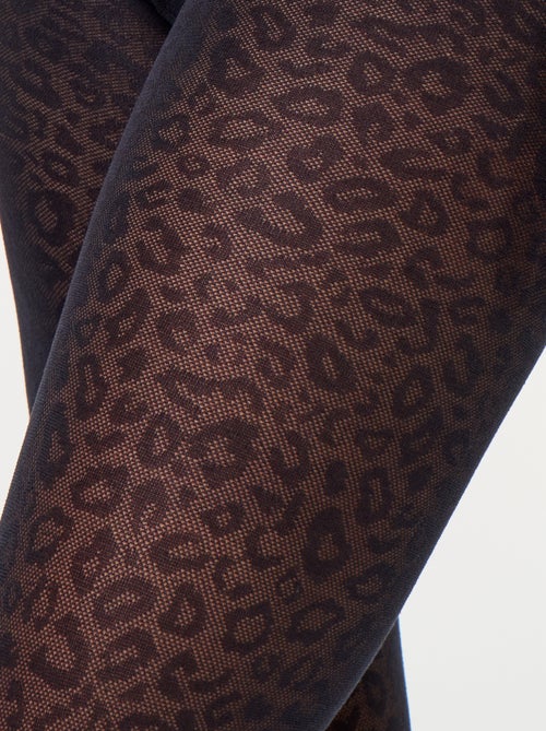 Leotardos con estampado de leopardo - Kiabi Leotardos con estampado de leopardo - Kiabi