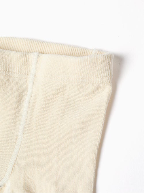 Leotardos de punto acanalado antibolitas - Kiabi