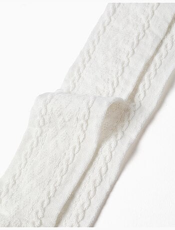 Leotardos de punto con jacquard