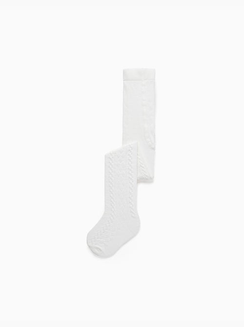 Leotardos de punto con jacquard - Kiabi