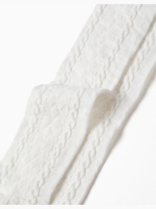 Leotardos de punto con jacquard - Kiabi