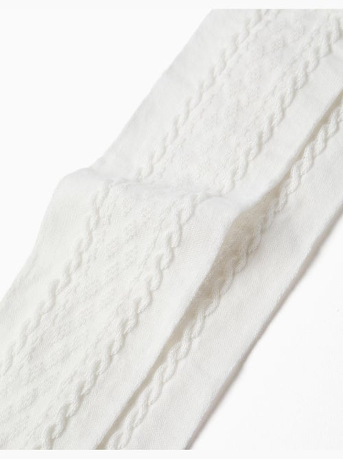 Leotardos de punto con jacquard - Kiabi