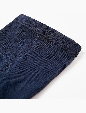 Leotardos de punto de canalé antipilling