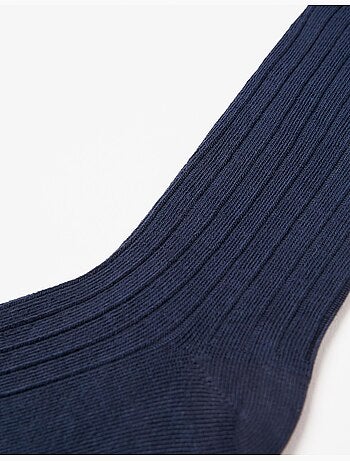 Leotardos de punto de canalé antipilling