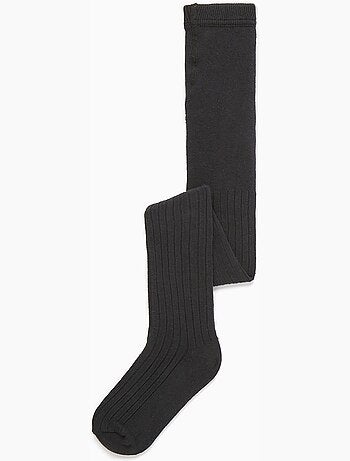 Leotardos de punto de canalé antipilling