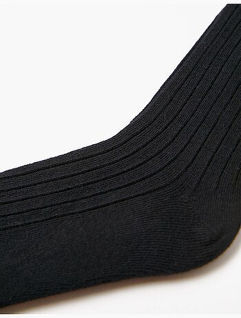 Leotardos de punto de canalé antipilling