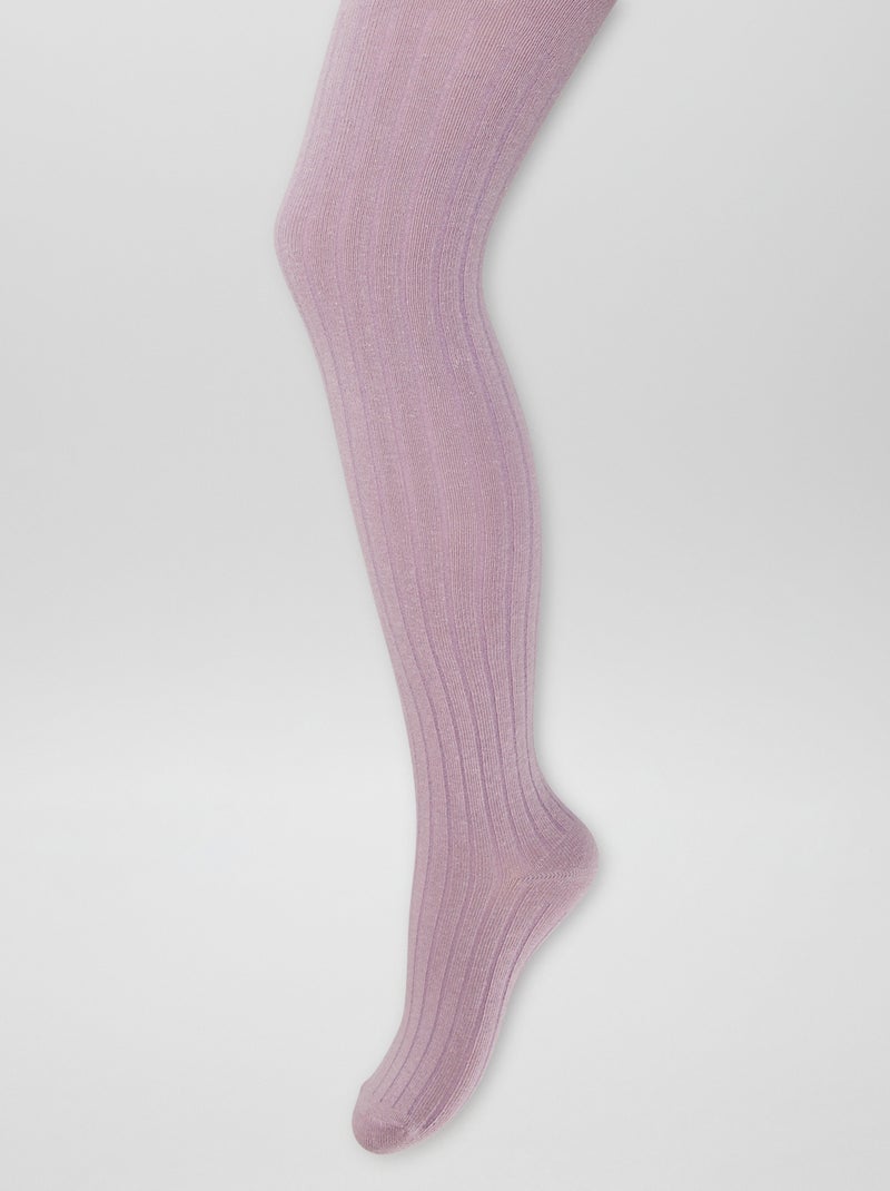 Leotardos lisos cálidos NEGRO - Kiabi