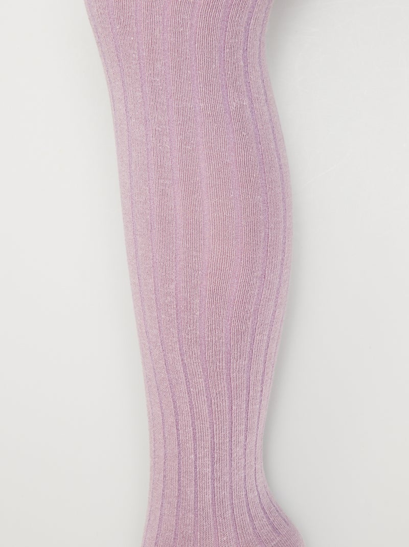 Leotardos lisos cálidos NEGRO - Kiabi