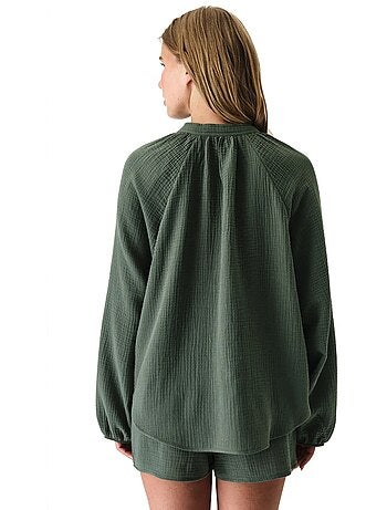 Lessi camisa de manga larga penti
