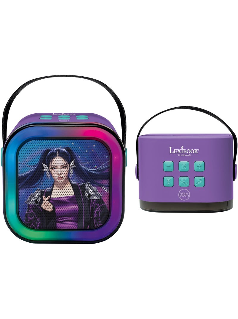 Lexibook, k-pop academy, altavoz de karaoke, 2 micrófonos, morado, btc020kpz Violeta - Kiabi