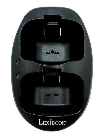 Lexibook walkie talkies recargables de 3 millas con base de carga