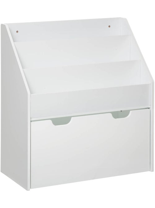 Librería infantil blanca con ruedas h70cm - Kiabi Librería infantil blanca con ruedas h70cm - Kiabi