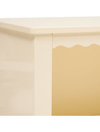 Librería infantil bouli 2 niveles beige 60x30x65 cm