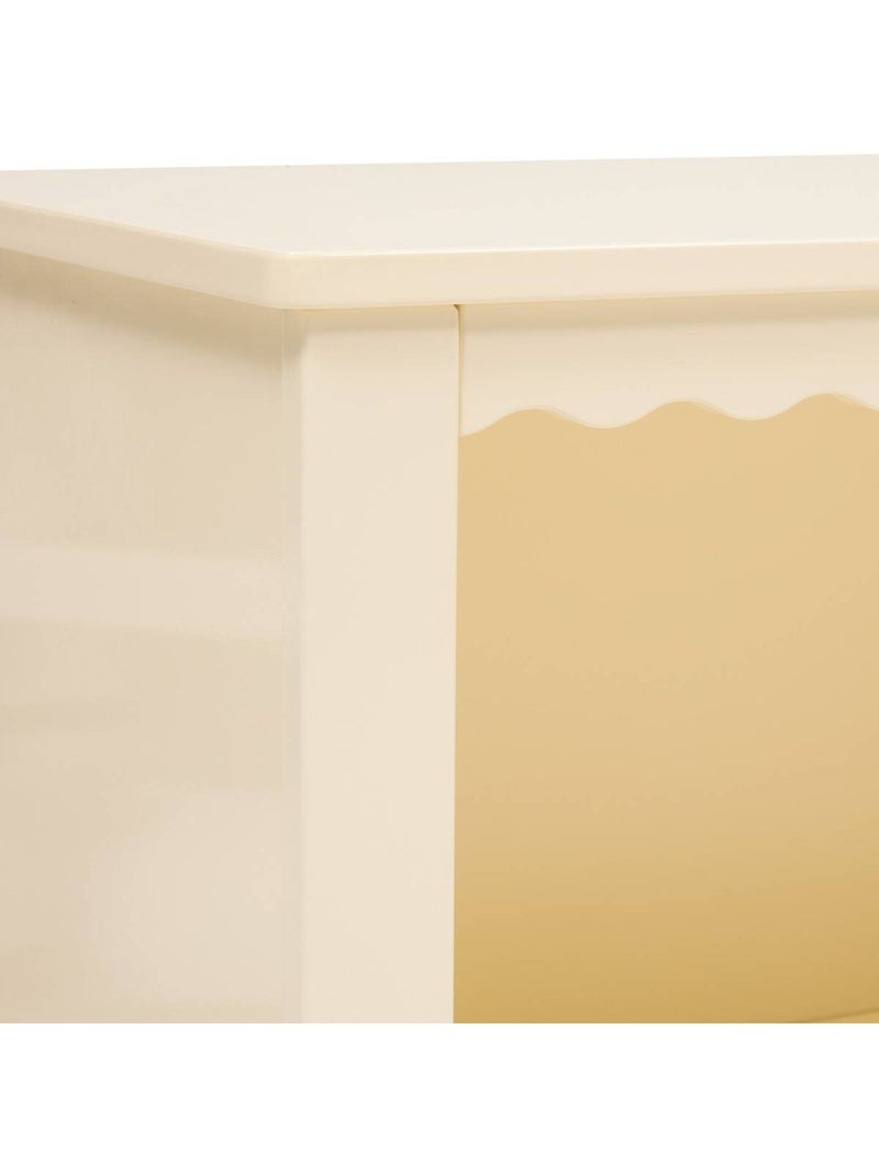Librería infantil bouli 2 niveles beige 60x30x65 cm Beige - Kiabi