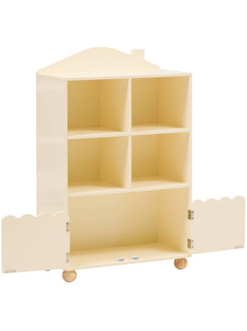 Librería infantil bouli 2 puertas 4 estuches beige 60x30x94,5 cm - Kiabi Librería infantil bouli 2 puertas 4 estuches beige 60x30x94,5 cm - Kiabi