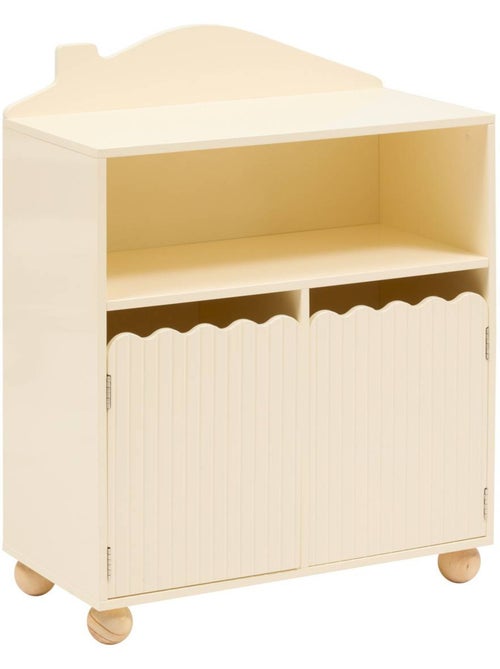 Librería infantil bouli 2 puertas beige 60x30x75,5 cm - Kiabi Librería infantil bouli 2 puertas beige 60x30x75,5 cm - Kiabi