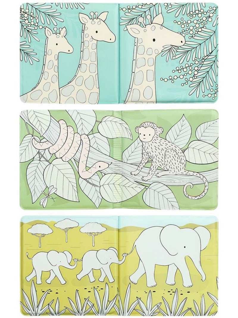 Libro de baño mágico para bebés | A Little Lovely Company Naranja - Kiabi