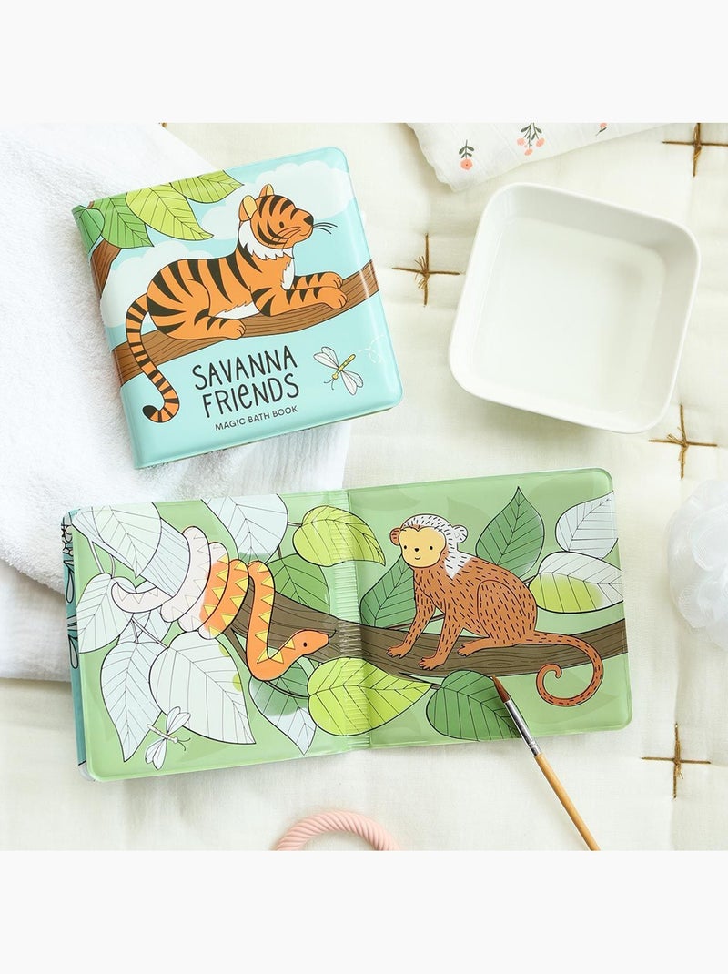 Libro de baño mágico para bebés | A Little Lovely Company Naranja - Kiabi