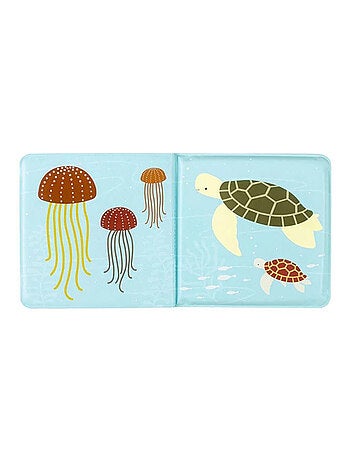 Libro de baño para niños, los amigos del océano - A Little Lovely Company