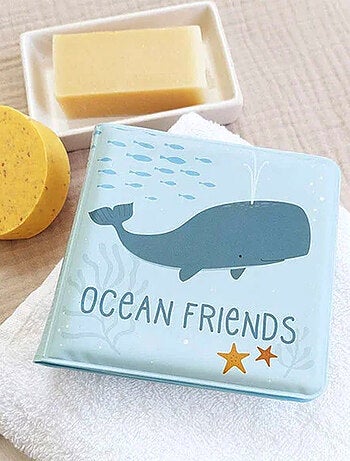 Libro de baño para niños, los amigos del océano | A Little Lovely Company