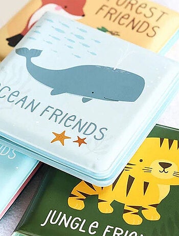 Libro de baño para niños, los amigos del océano | A Little Lovely Company
