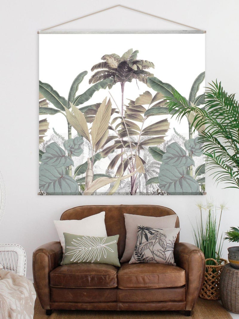 Lienzo decorativo mural impreso panorámico Blanco - Kiabi