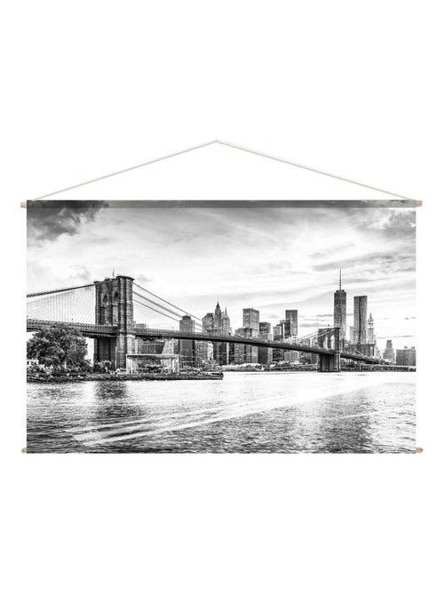 Lienzo mural impreso de ciudad en estilo artístico - Kiabi Lienzo mural impreso de ciudad en estilo artístico - Kiabi