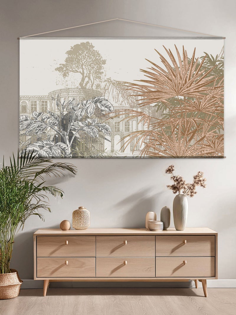 Lienzo mural vegetal Beige - Kiabi